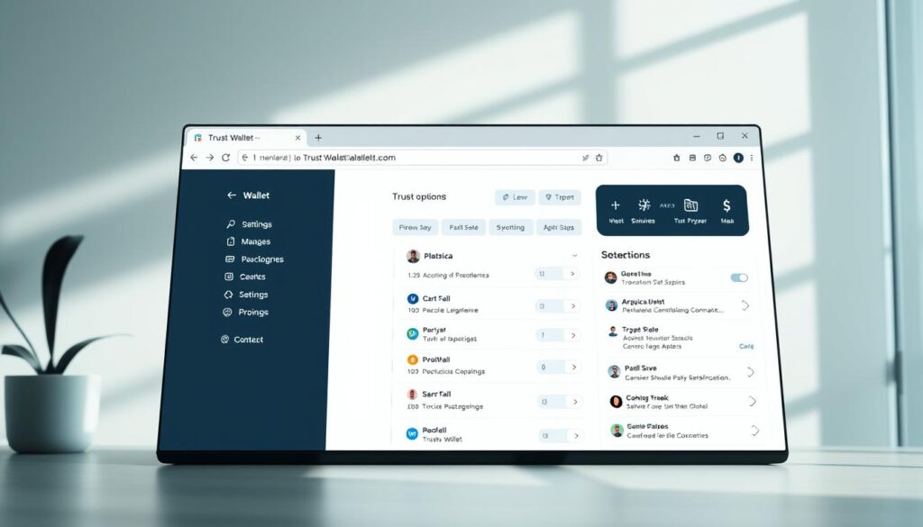 Konfiguration von Trust Wallet